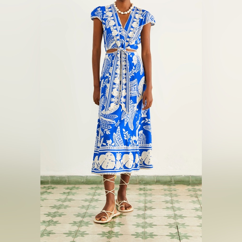 Blue Dress | Farm Río | sz S
